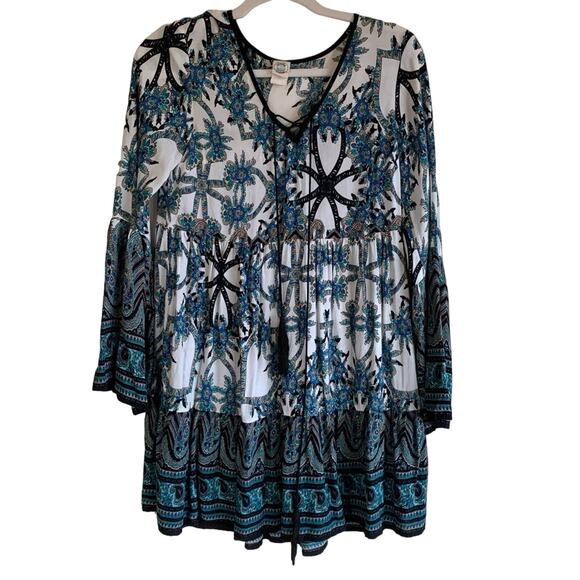 Honolua Wahine Boutique Floral Boho Dress Size Small - Picture 1 of 5